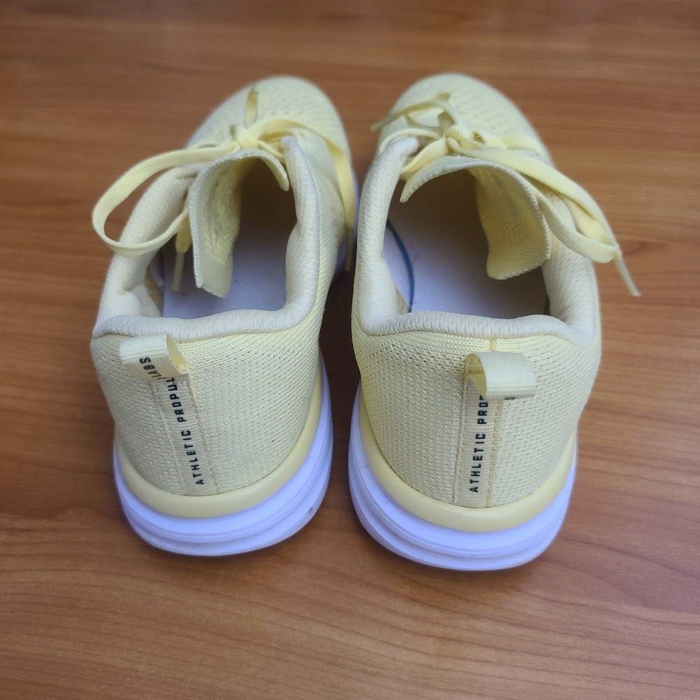 APL Athletic Propulsion Labs Shoes Techloom Pro  Women's  Yellow White Sz 9‎ - Picture 5 of 9